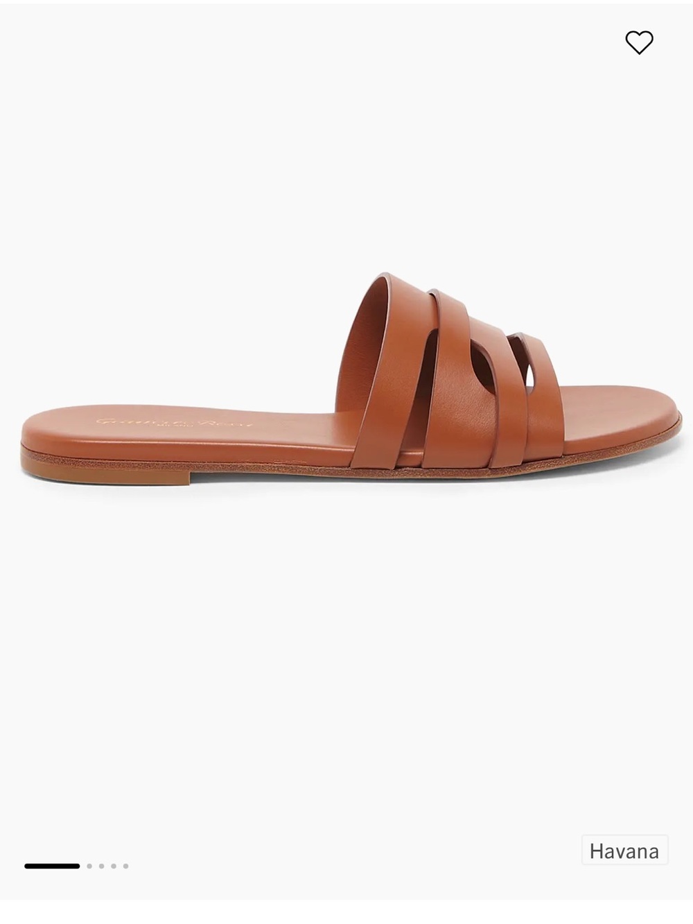 Gianvito Rossi Nora Flat Sandals. - Picture 9 of 10